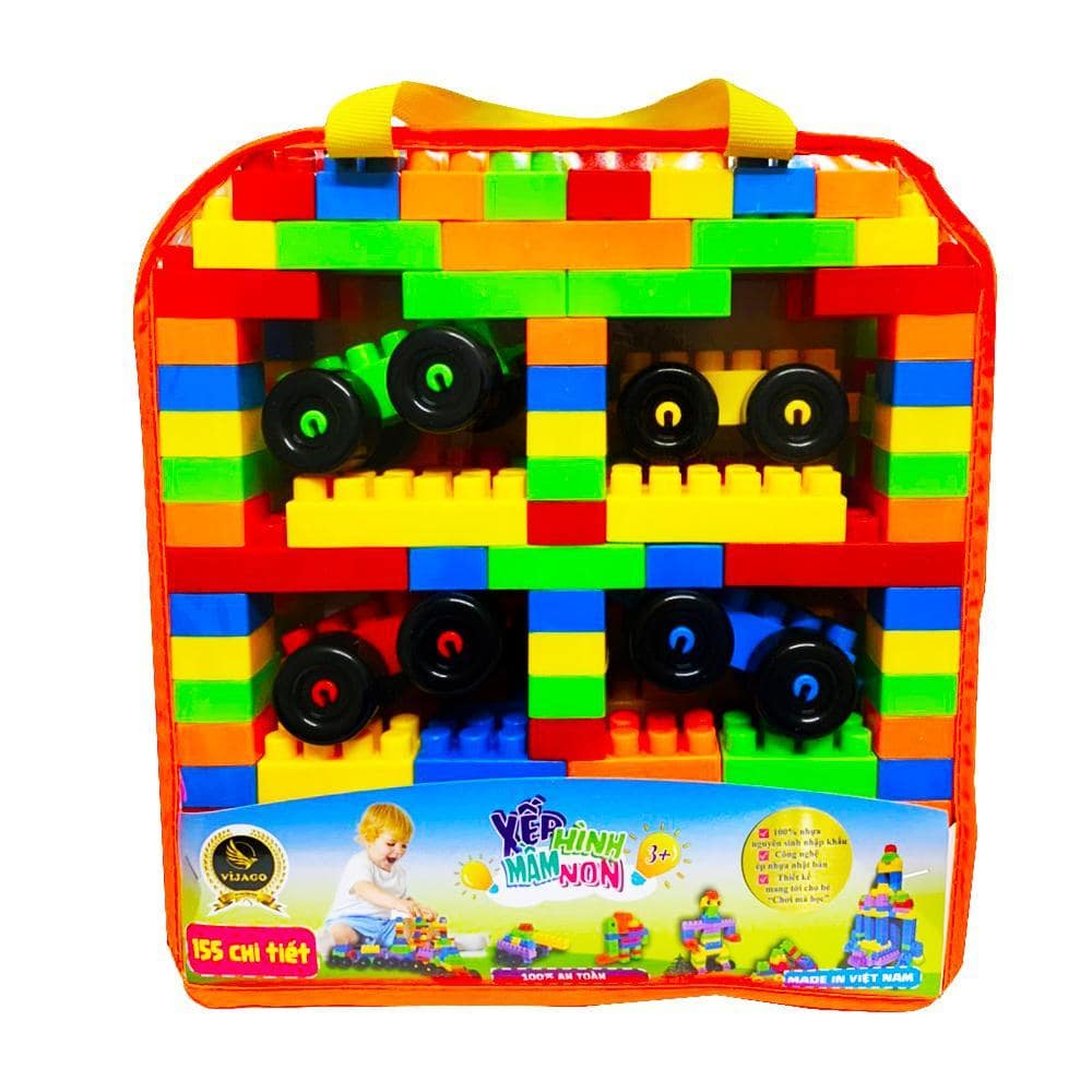 Bộ chơi xếp hình 155 chi tiết Bộ chơi xếp hình 155 chi tiết