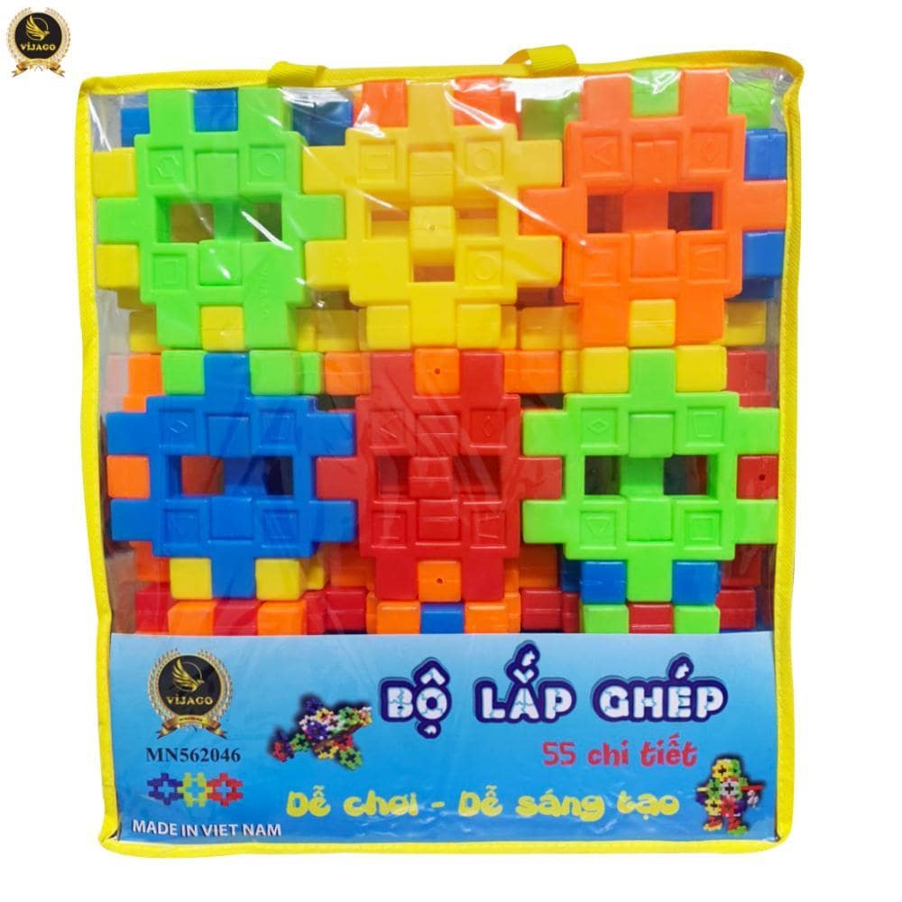 Bộ lắp ghép 55 chi tiết
