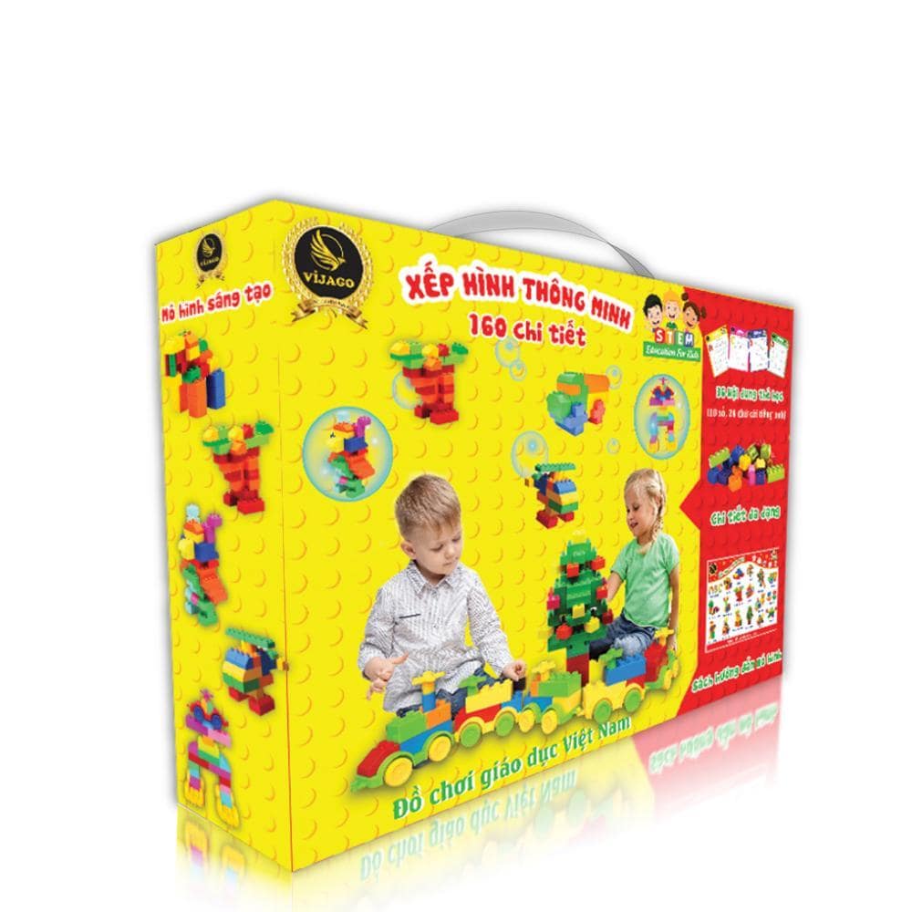 Xếp hình thông minh 160 chi tiết - 03