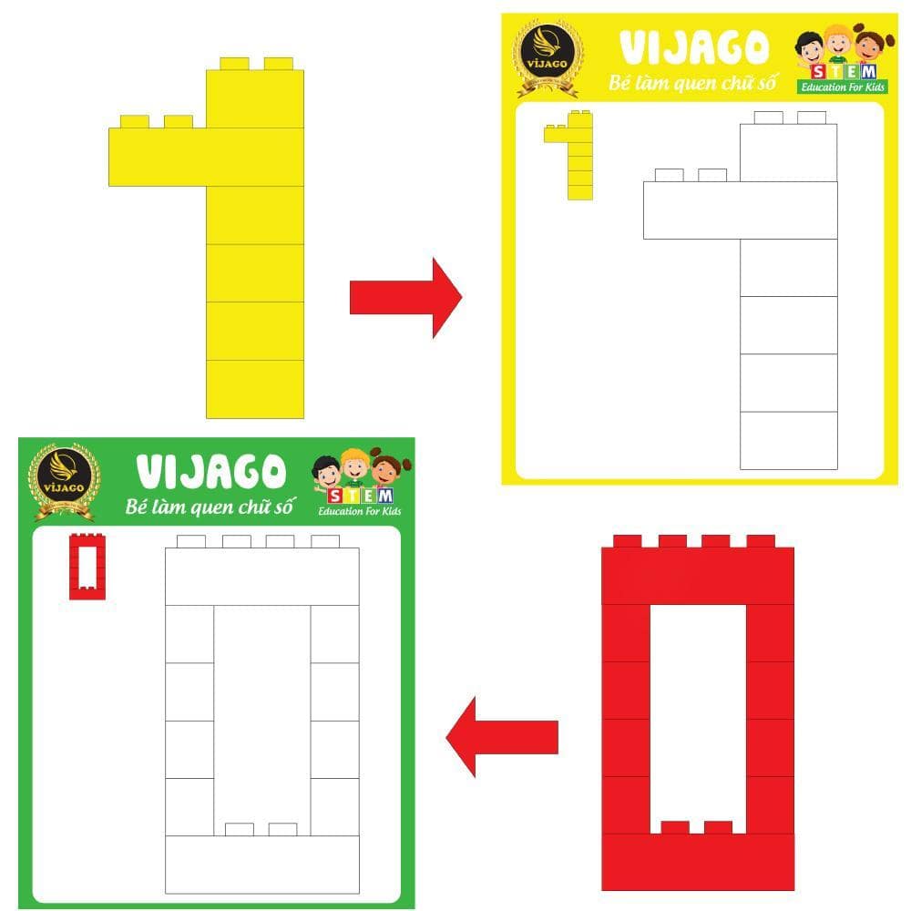 Xếp hình thông minh 160 chi tiết - 07